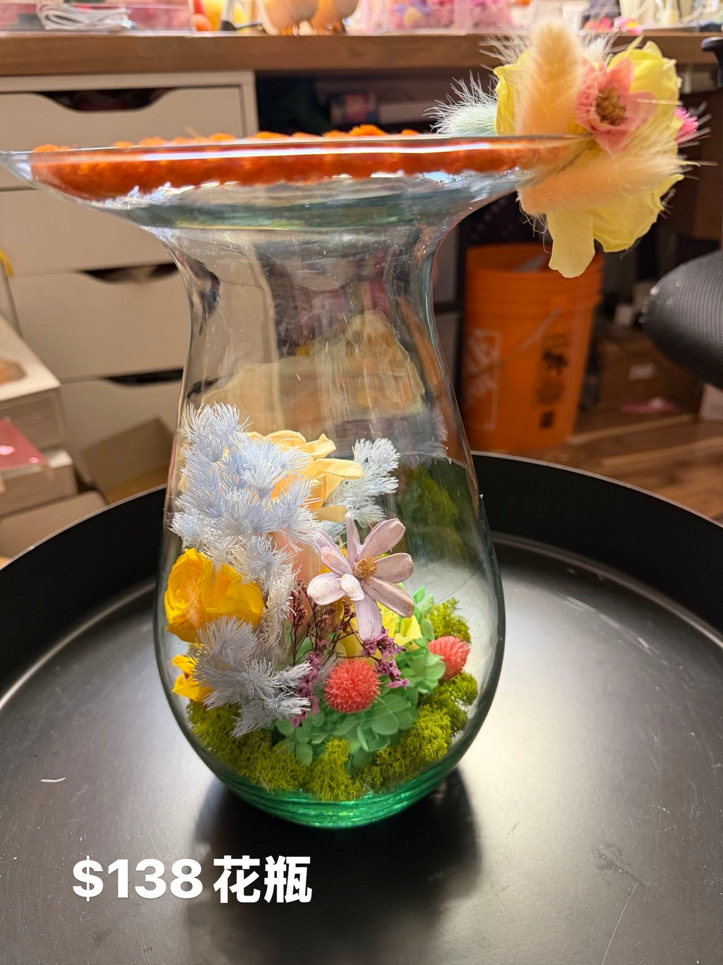 Preserved vase