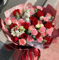 Pink Rose & Carnation Bouquet