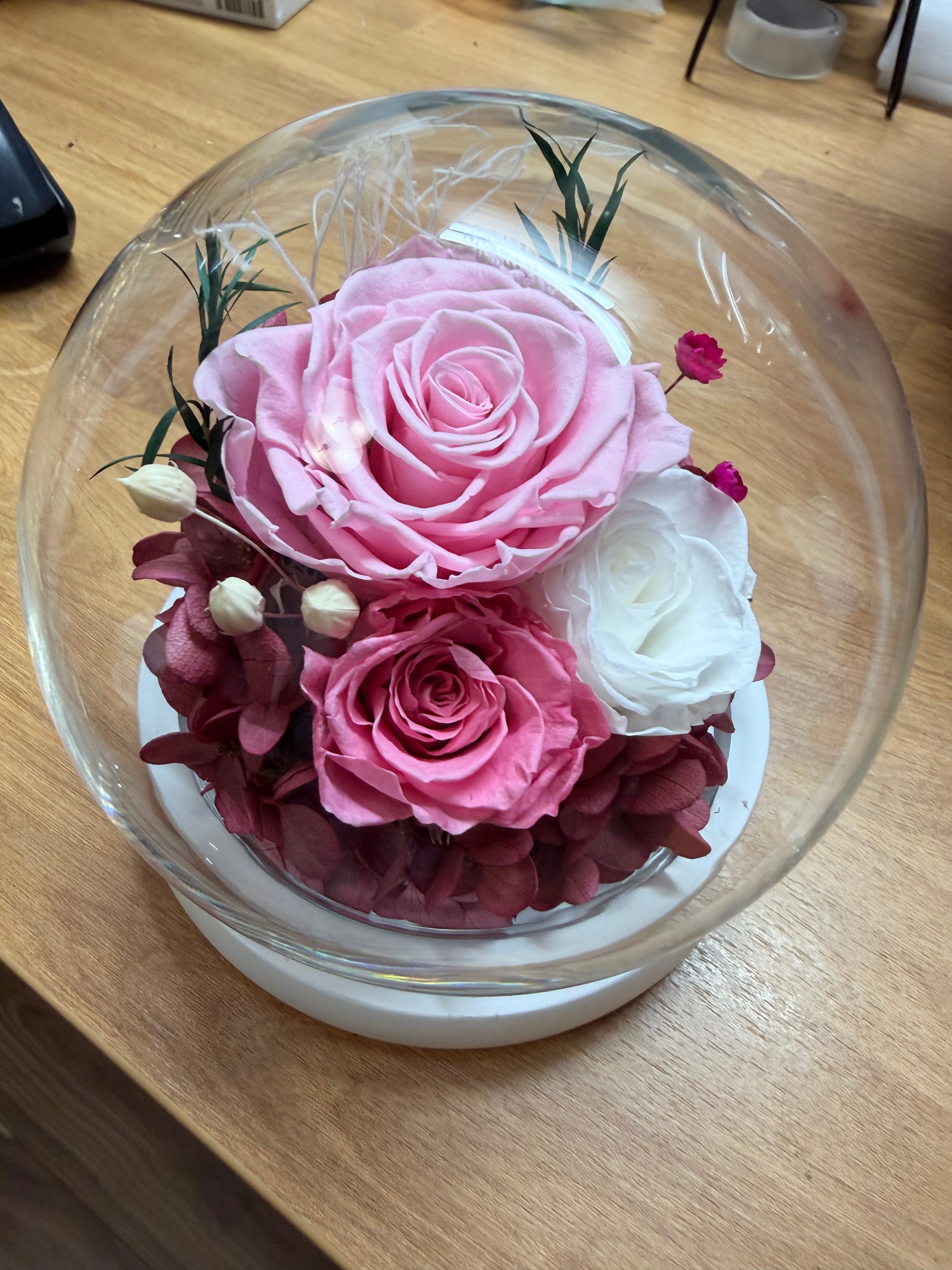 Pink rose Bubble Ball