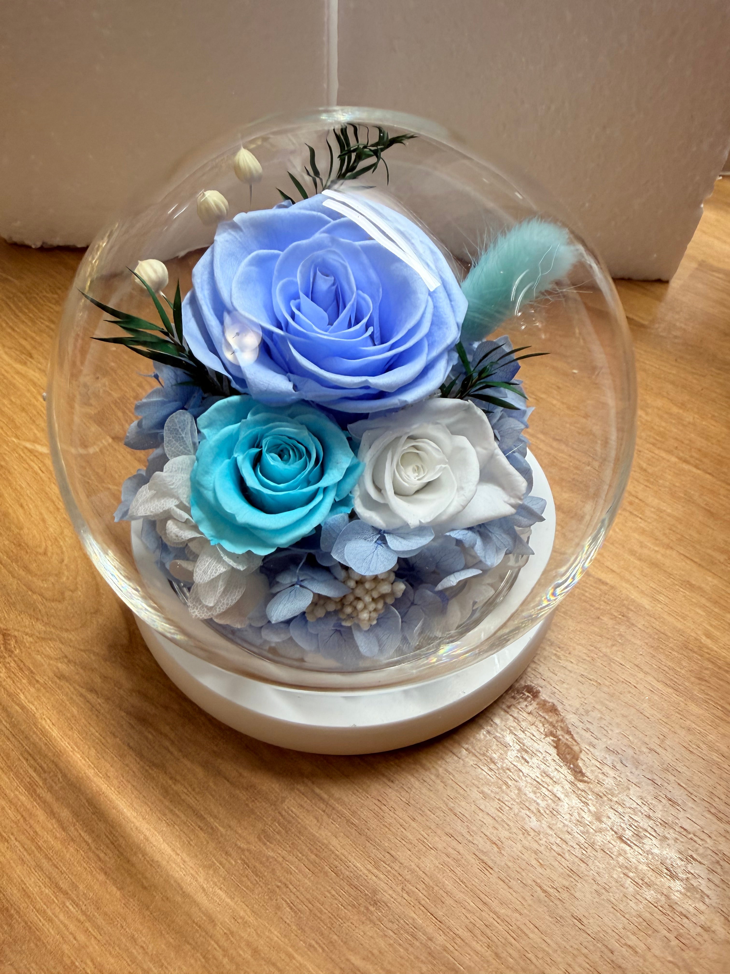 Blue roses Bubble Ball